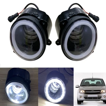 

3 Inch Waterproof 30W 6000K Round Led Fog Light fog Passing Lights for lada granta 2011 2012 2013 2014 2015 2016 2017 2018