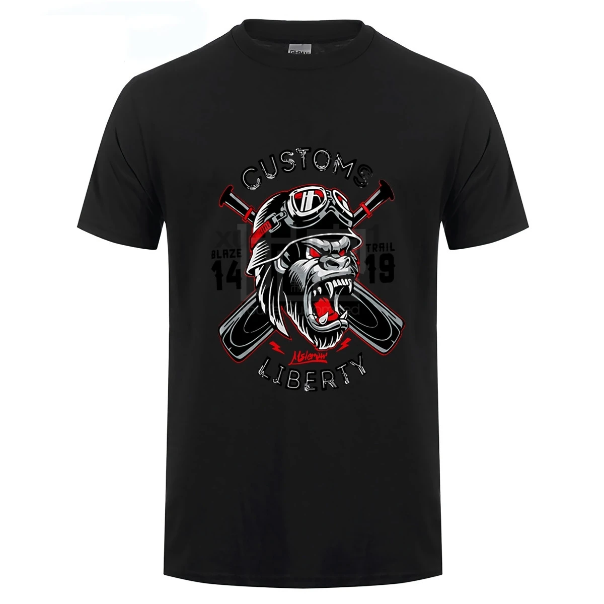 Stampato Manica Corta T Shirt Mens Estate Hip Hop Casual Cotone Supera i t Stampato Manica Corta T Shirt Mens Estate Hip Hop Casual Cotone Supera i t
