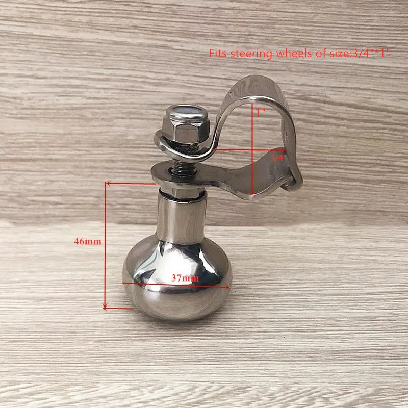 Stainless Steel 316 Steering Wheel Power Handle Ball Grip Knob Turning Helper Hand Control for Marine Boat Yacht marine accessories marine steering wheel marine hardware