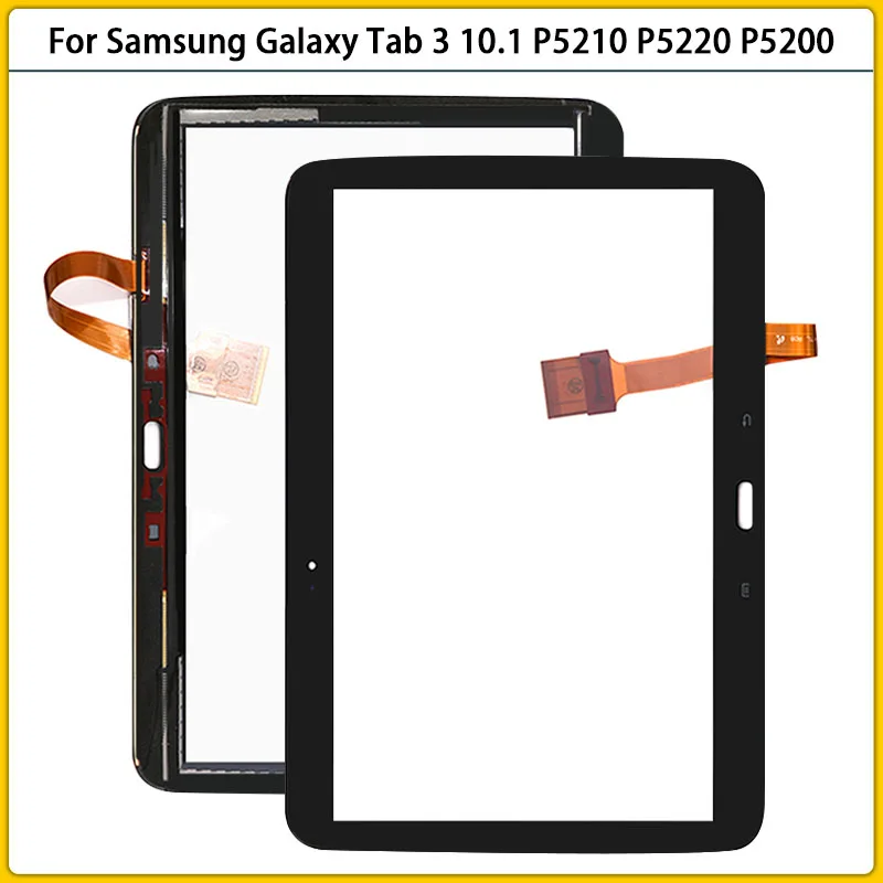 Vitre ecran tactile pour Samsung Galaxy Tab 3 10.1" P5200 P5210 P5220 blanc 