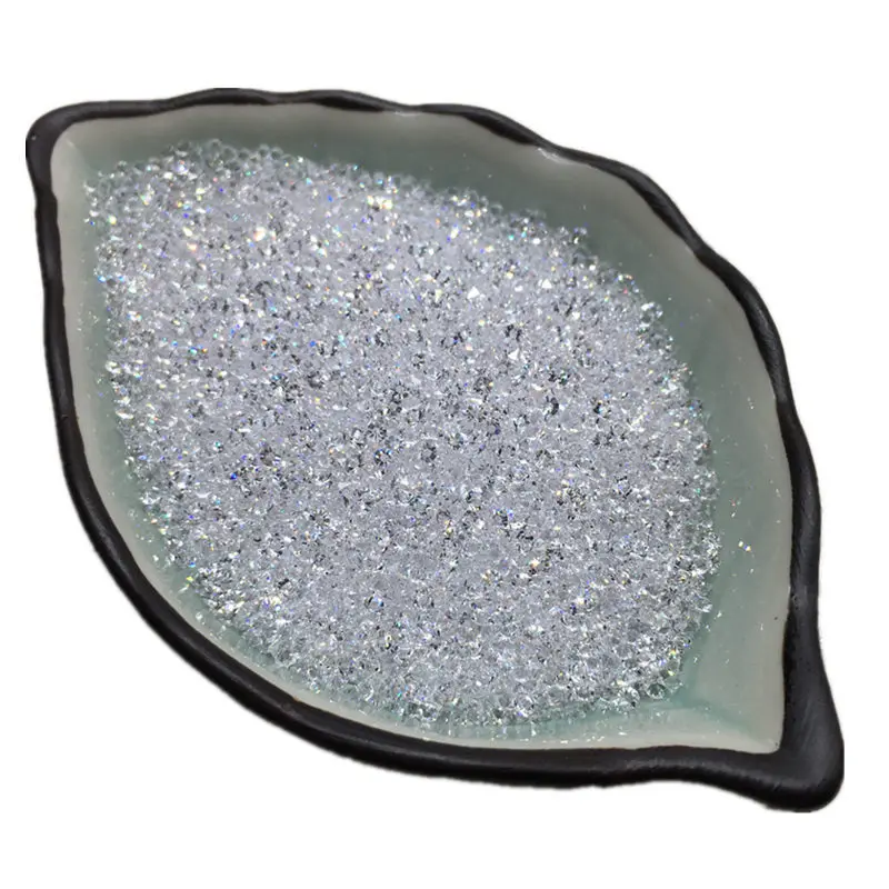 1 Pack 1440PCS Clear V-Bottom Sharp Glitter Rhinestone Nail Gems Acrylic Crystal Stone Non Hot Fix Nail Art Decoration 3