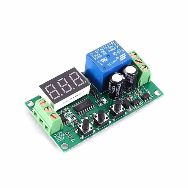 

A23-- DC 12V Pulse Signal Triggering Module Signal Detector Delay Relay Module LED Display