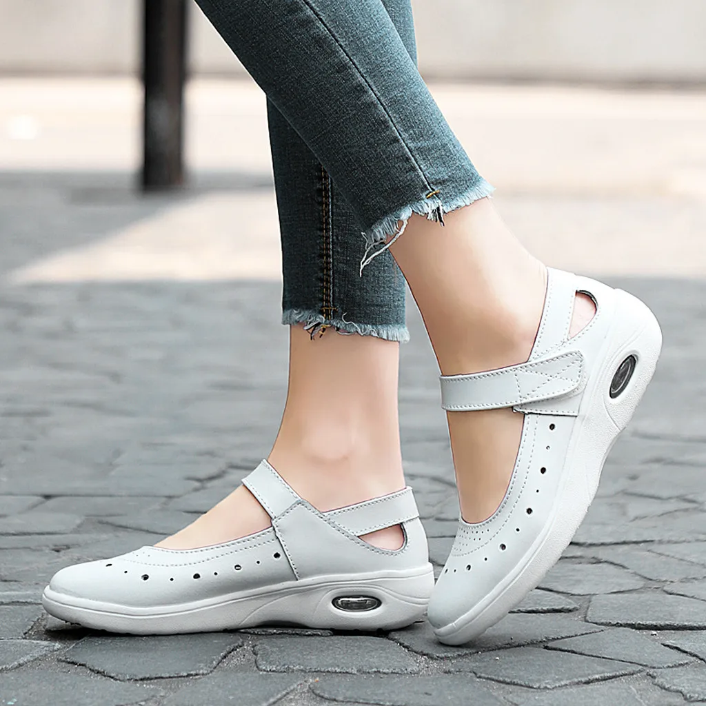 Сандалии женские на толстой подошве летние босоножки с вырезами Повседневная