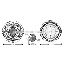 Вискомуфта Vag 1.6-2.3 Ava Vnc273 Ava арт. VNC273