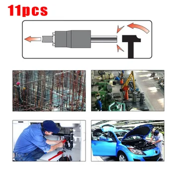 

11pcs/Set Bolt Broken Nut Extractors Socket Damaged Removal Tool With wrench New