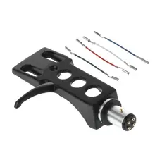 Поворотный стол, крепление на голову, универсальный LP Phono картридж, сменный Держатель головки фонографа, стилус, провод R9UA