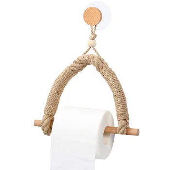 

Retro Accessory Towel Hanging Rope Toilet Paper Holder Home Hotel Bathroom Decoration Supplies paper towel holder toilet paper s