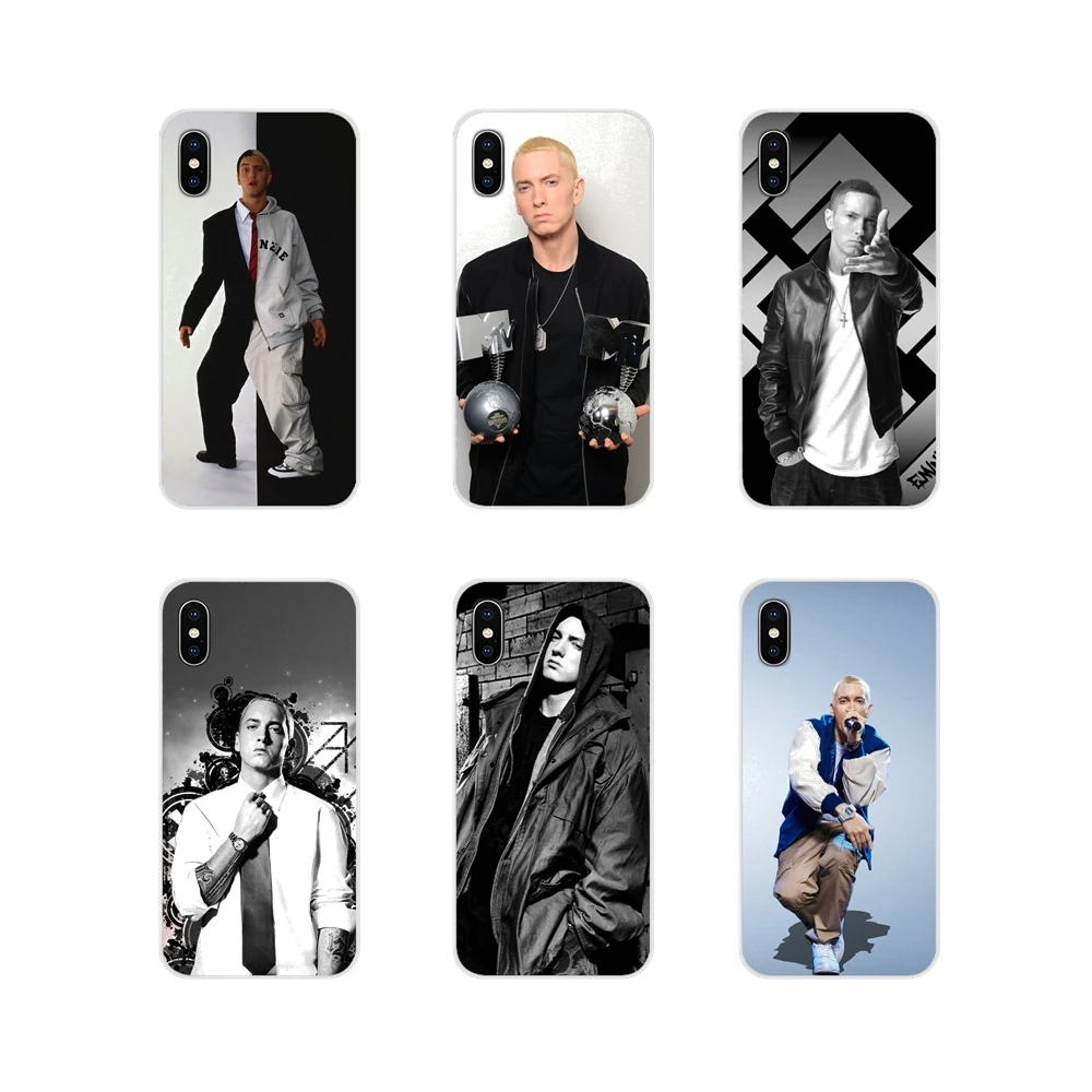 Silicone Skin Case For Xiaomi Mi4 Mi5 Mi5S Mi6 Mi A1 A2 5X 6X 8 9 Lite SE Pro Max Mix 2 3 2S Male Celebrity Hot Singer Eminem | Мобильные