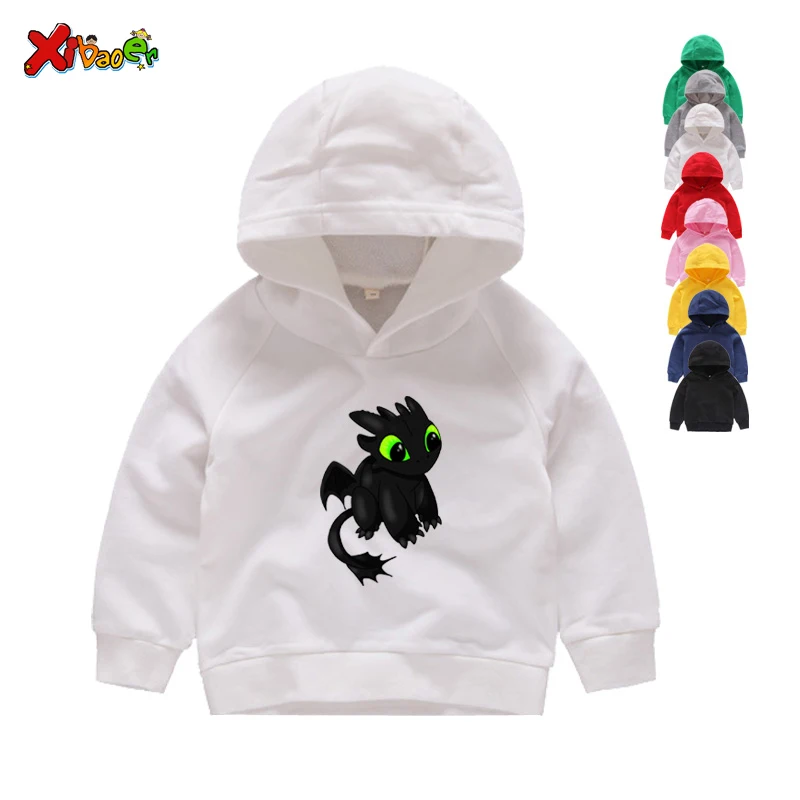 

Kids Winter Hoodies Boys Girls Hoodies Sweatshirts Children Toothless The Night Fury Print Hoodies Funny Casual Baby Clothes