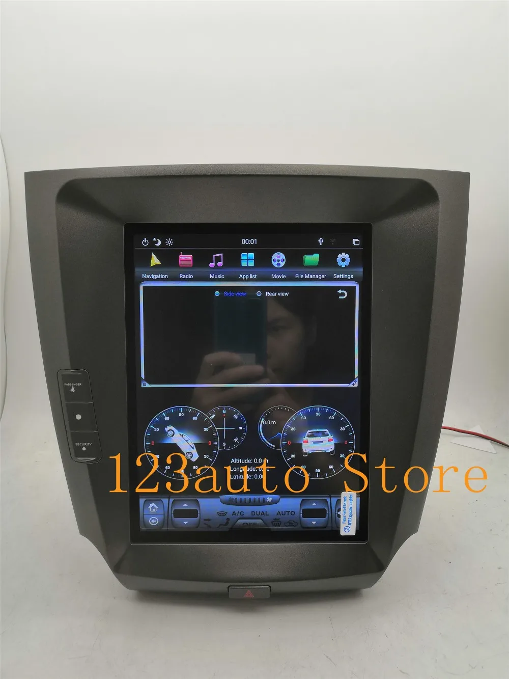 10,4 ''вертикальный экран Tesla стиль Android 8,1 автомобильный DVD gps навигатор плеер для lexus IS IS200 IS250 IS300 2006-2011 PX6