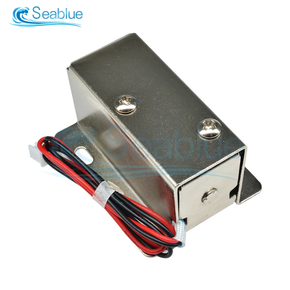 DC 12V 0.6A Electromagnetic Lock Storage Cabinets Electronic Lock Mini Electric Bolt Drawer File Cabinet With Wire