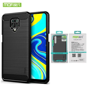

Original MOFi Fashion Phone Case For Redmi Note 9S Cover Soft Carbon Fiber Silicone TPU Back Cover For Redmi Note 9 pro Max case