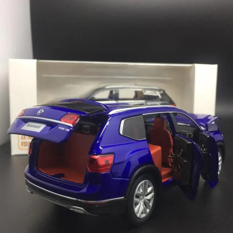 1/32 масштаб моделирование Volkswagen Touran сплава Diecasting модель звук и свет игрушка с инерционным механизмом автомобиль детские игрушки подарок на день рождения