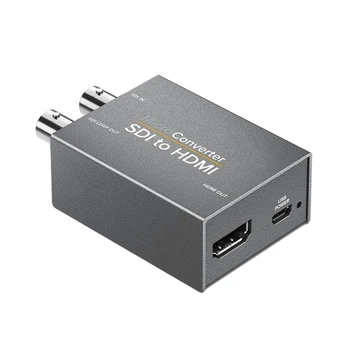 

SDI to HDMI Mini 3G HD SD-SDI Video Micro-Converter Adapter Audio Auto Format Detection for Camera with Power