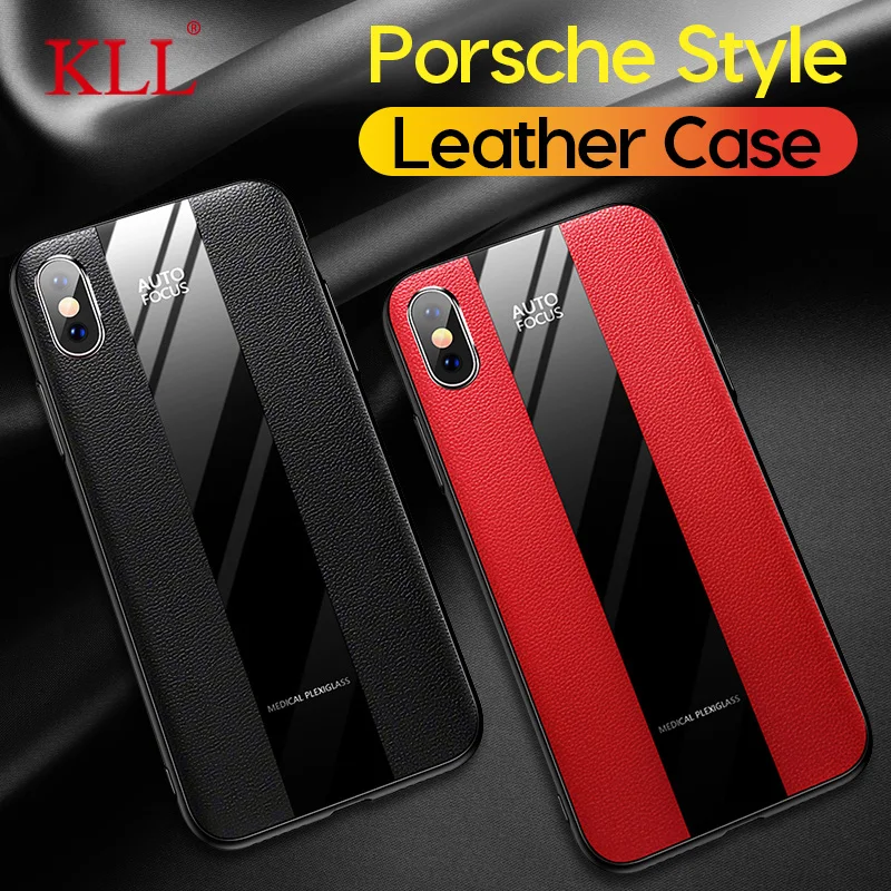 Чехол в стиле Porsche Для телефона iPhone 11 Pro Max X XS XR роскошный мягкий чехол из