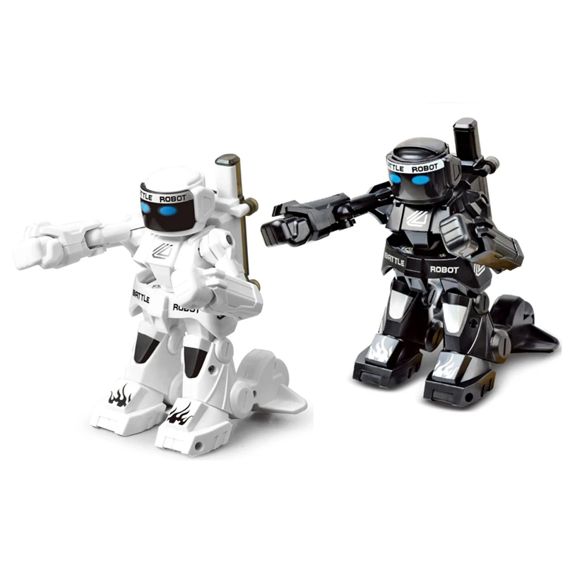 2 set RC Battle Boxing Robot Toys 2.4G Fighting ligent Remote Control Robot-White & Black | Игрушки и хобби