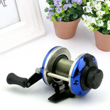 

Mini with Line Alloy Outdoor Fishing Tackle Fishing Reel Spinning Wheel Waterproof Winter High Quality