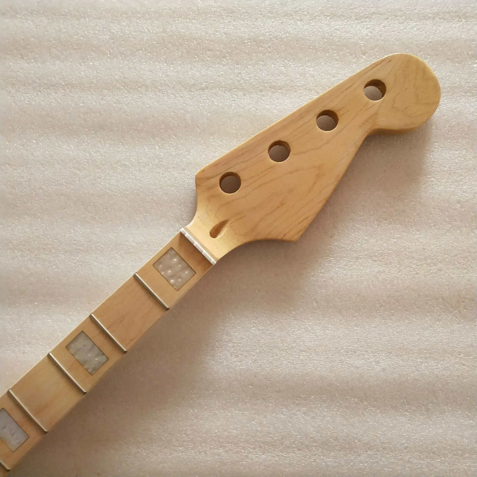 Pearl Block inlay JAZZ Bass style 4 string 20 fret Maple bass neck