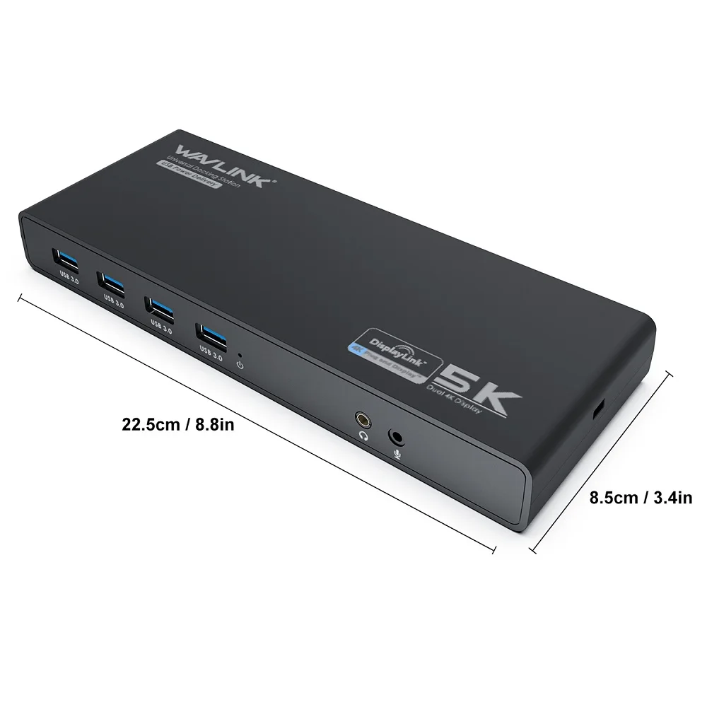 Универсальная док станция Wavlink USB C 4K HDMI и DP|Док-станции для ноутбуков| |