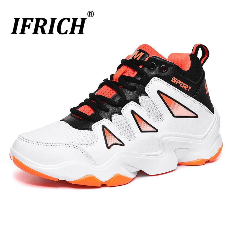 New Trend Men Shoes Basketball Comfortable Unisex Training Shoes Mid-Top Mens Sneakers Breathable Women Outdoor Sport Shoes