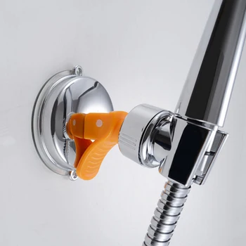 

2019 Practical ABS Material Adjustable Punch-free Shower Holder Suction Cup Handheld Shower Base Household Bathroom Accessories