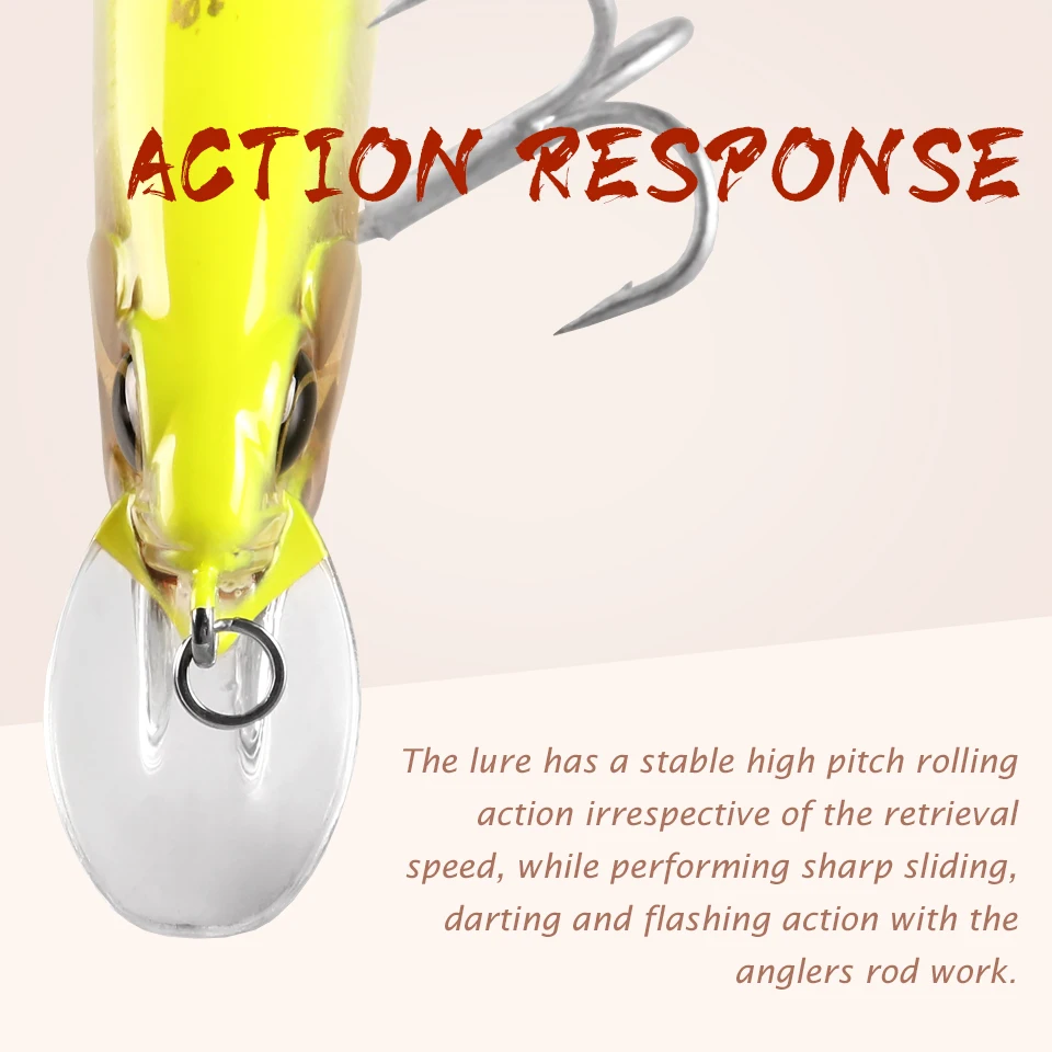 BEARKING 12cm 18g 핫 모델 낚시 미끼 하드 미끼 10 색 선택 미노우 품질 전문 미노우 깊이 1-1.8m