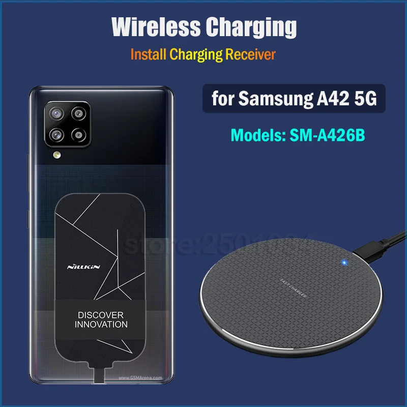 Беспроводная зарядка Qi для Samsung Galaxy A42 5G 6 дюйма SM-A426B беспроводное зарядное