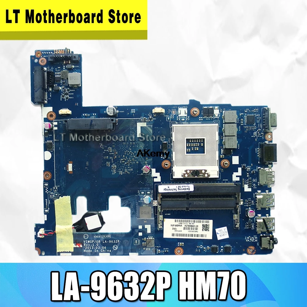 VIWGP/GR LA-9632P материнская плата для ноутбука For Lenovo G500 la-9632p HM70 DDR3 тестовая |