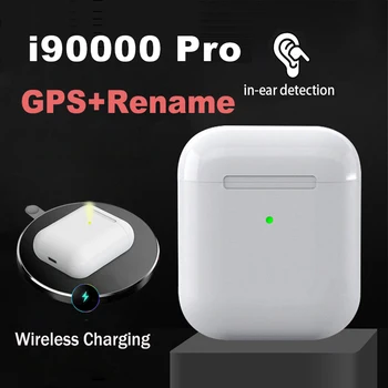 

i90000 PRO TWS Bluetooth Headphone GPS Rename In-ear Sensor Wireless Sports Earphone Pop Up Animation Connect PK i500 MAX i9000