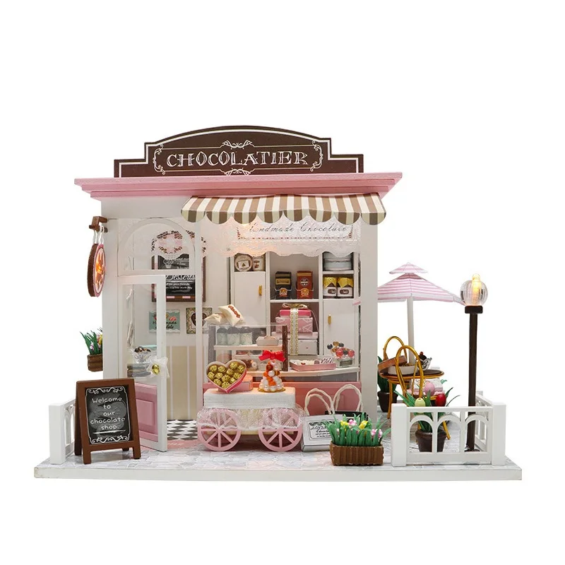 дом лол Деревянный магазин кукольный домик Каса де Boneca Кукольный Lols оригинальный