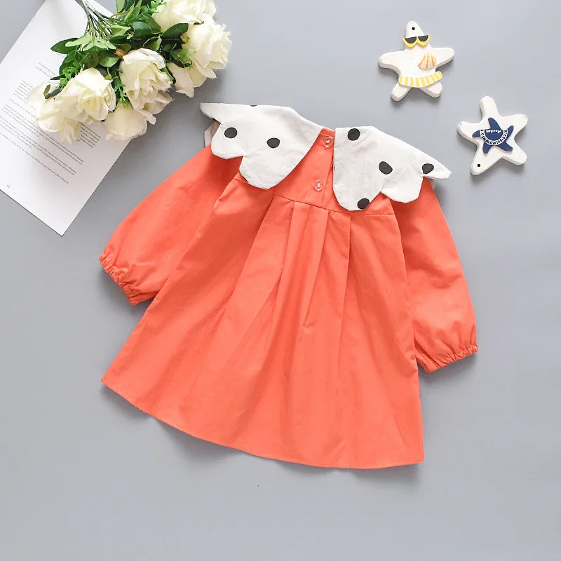 Wholesale(4 pieces/lot) Children's Clothing Girls' Top Wear Dot Pattern Baby Girl's T-shirt 090505