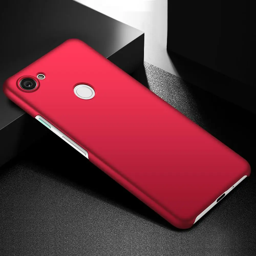 Чехол для телефона Google Pixel 3A XL, Роскошный Матовый Жесткий Чехол для ПК на Pixel3A 3AXL защитный кожух - Цвет: Красный