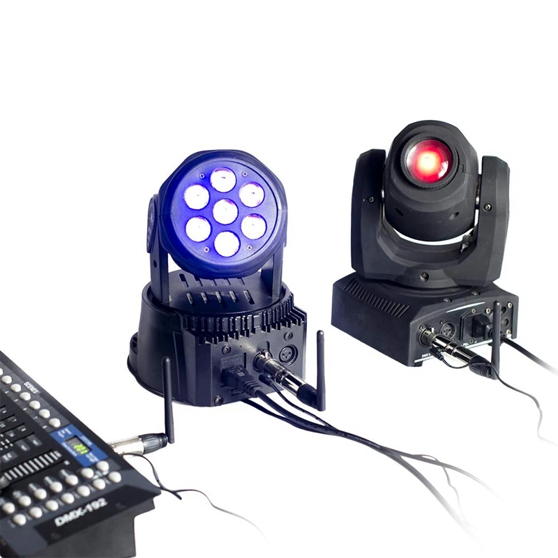 FULL-Dmx512 2,4G Ism беспроводной 5 шт. передатчик приемник комплект для вечерние Dj шоу клуб диско КТВ сценический светильник