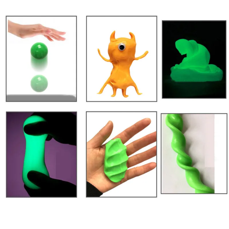 DIY Slime мягкая глина бумага глина светящаяся силикаглина Пластилин принадлежности Slimes пушистый клей обучающая игрушка для детей подарок