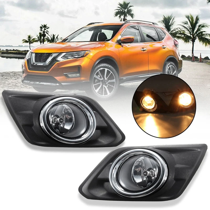 Для Nissan X-Trail Rogue- Автомобильные противотуманные фары в сборе галогенная лампа H11 55 Вт Противотуманные фары
