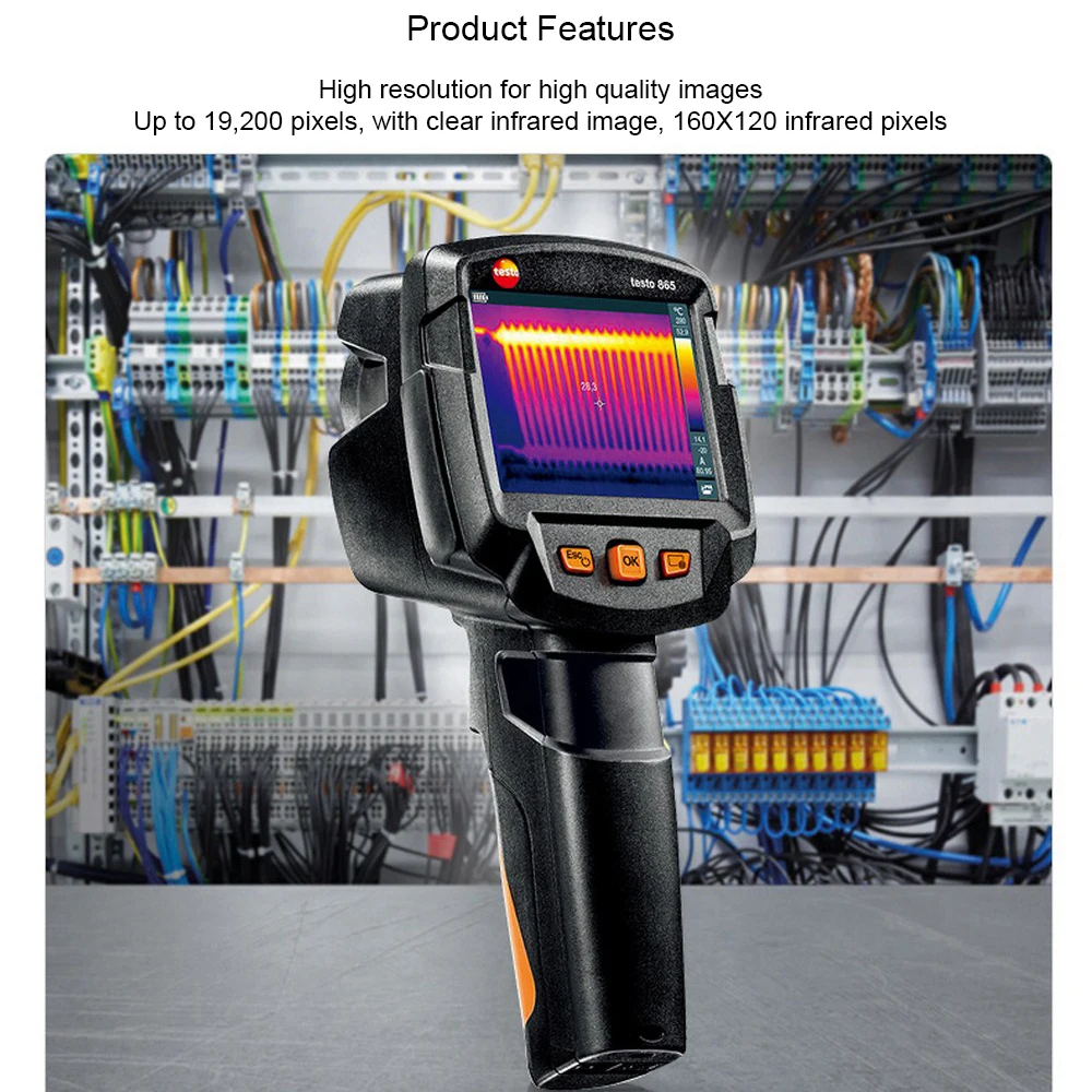 

Original Testo 865 Infrared Thermal Imager With Testo ScaleAssist Camera Thermal Imaging Thermometer To Warm Imager