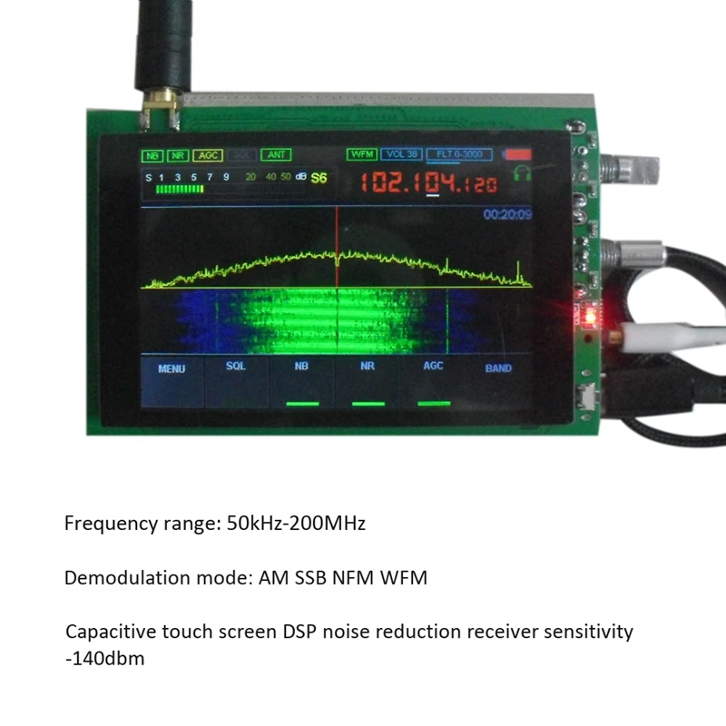 50K-200MHz Malachite SDR Radio DSP Malahit SDR HAM