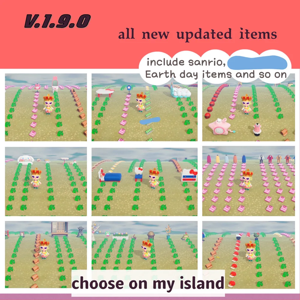 Sanrri-Animal Crossing New Horizons, isla de ensueño, entradas de Millas Nook, actualización de 1.9.0