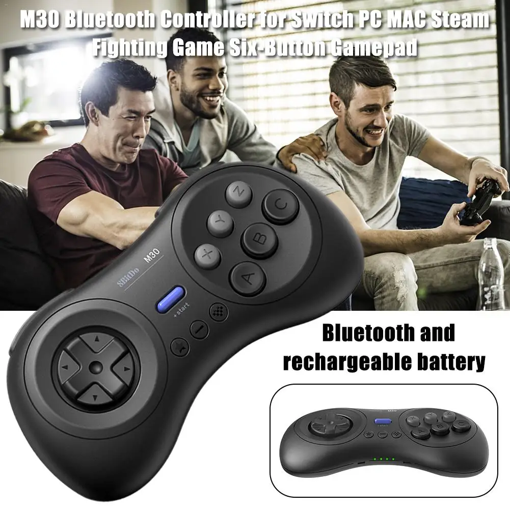 8bitdo M30 Беспроводной Bluetooth игровой контроллер для коммутатора ПК MAC паровой 6-кнопочная геймпад Для nintendo переключатель PC MAC Пара игры