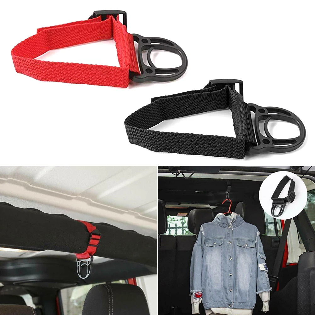 Рулон бар пальто крючок вешалка для одежды для Jeep Wrangler JK JL Unlimited 2007-2018 ультра-стабильный Авто Красный/Черный крючок для пальто Рулон бар пальто крючок вешалка для одежды для Jeep Wrangler JK JL Unlimited 2007-2018 ультра-стабильный Авто Красный/Черный крючок для пальто