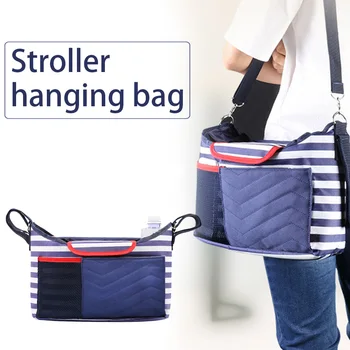

Multifunctional Organizer Baby Stroller Bag Detachable Buggy Storage Universal Hanging