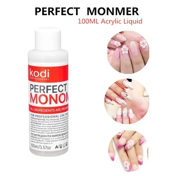 

kodi 100ml Acrylic Liquid 3D Nail Tips Nail Builder Perfect Monomer Clear Pink White Crystal Acrylic Powder For Extend