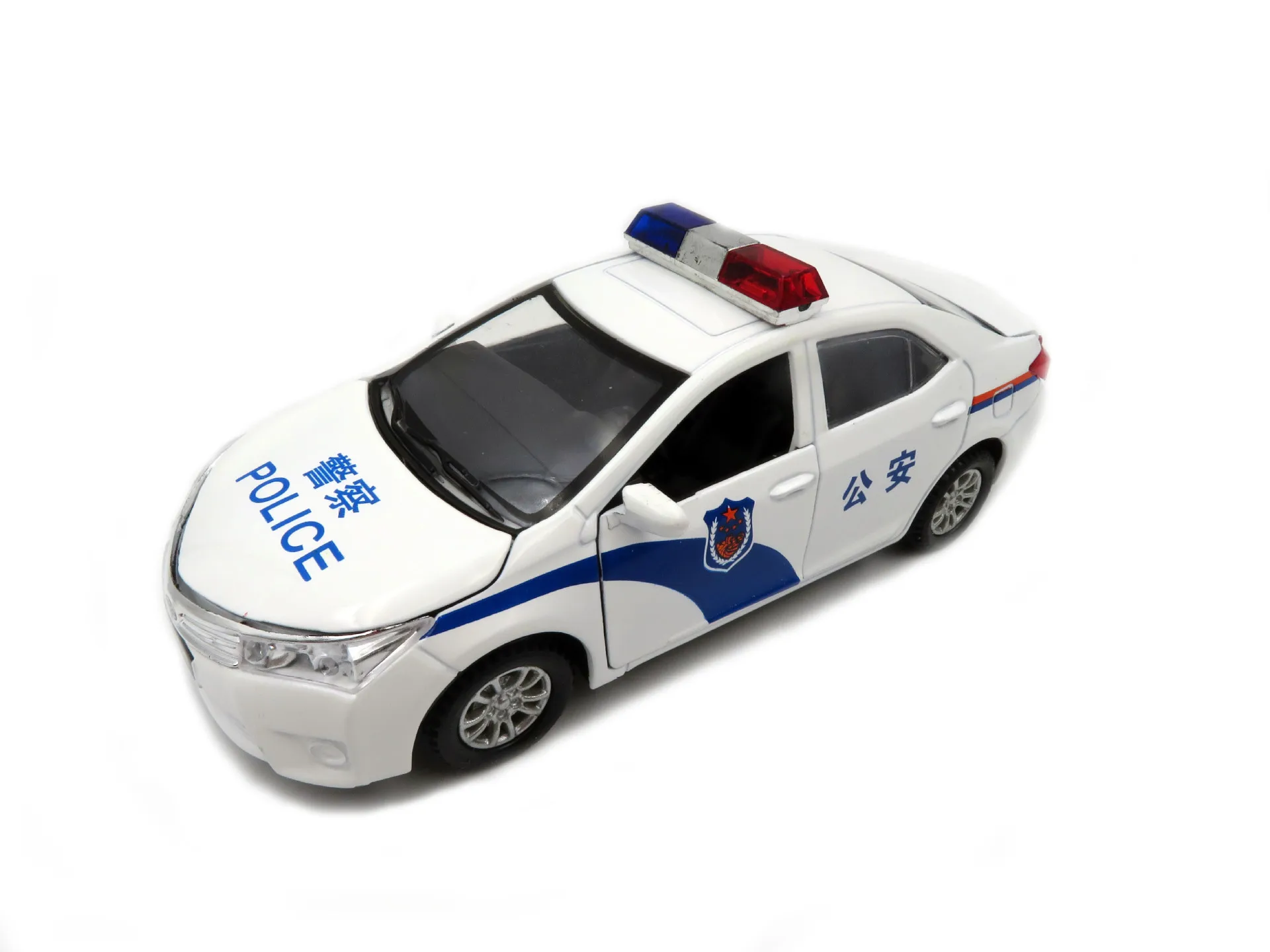 

Children Model Alloy Car Model Corolla Police Car Sound And Light Toy Car Wholesale Night Market Stall Hot Selling