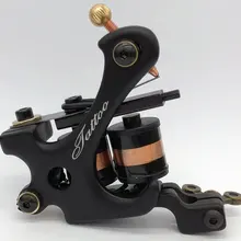 Новейшая татуировочная машина 10 катушек, чугунная двойная спиральная ручная татуировочная машина для подводных шейдеров