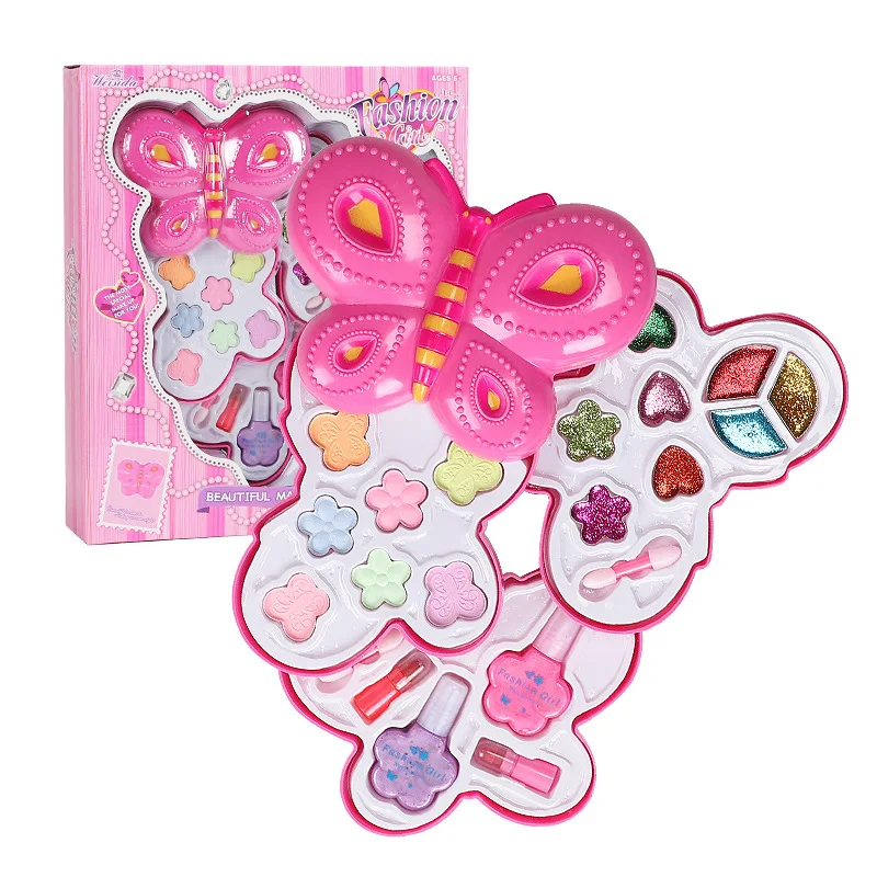 Juguetes de belleza y moda одеваются Игрушки для девочек набор детский макияж палитра игра