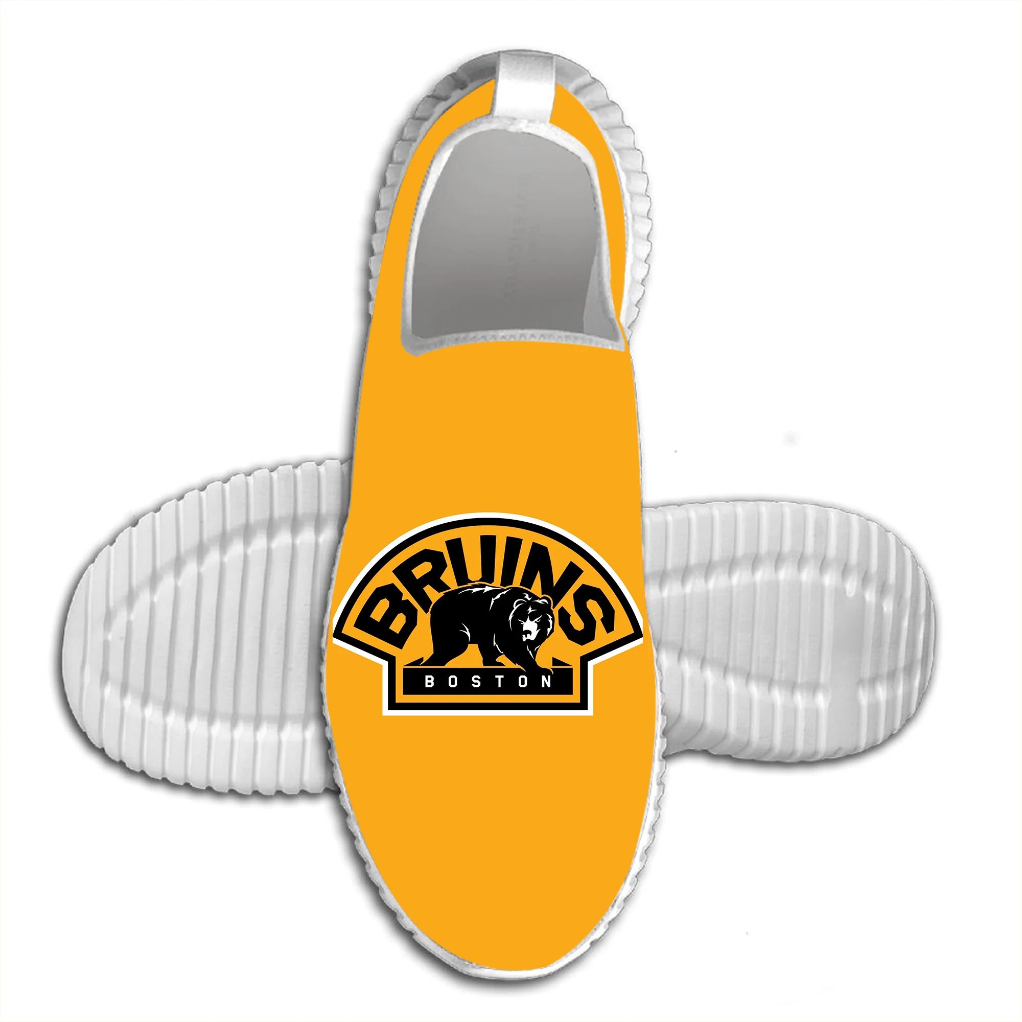 Лидер продаж года; летняя дышащая прогулочная обувь с 3D-принтом Boston Bruins; удобная Легкая модная повседневная обувь