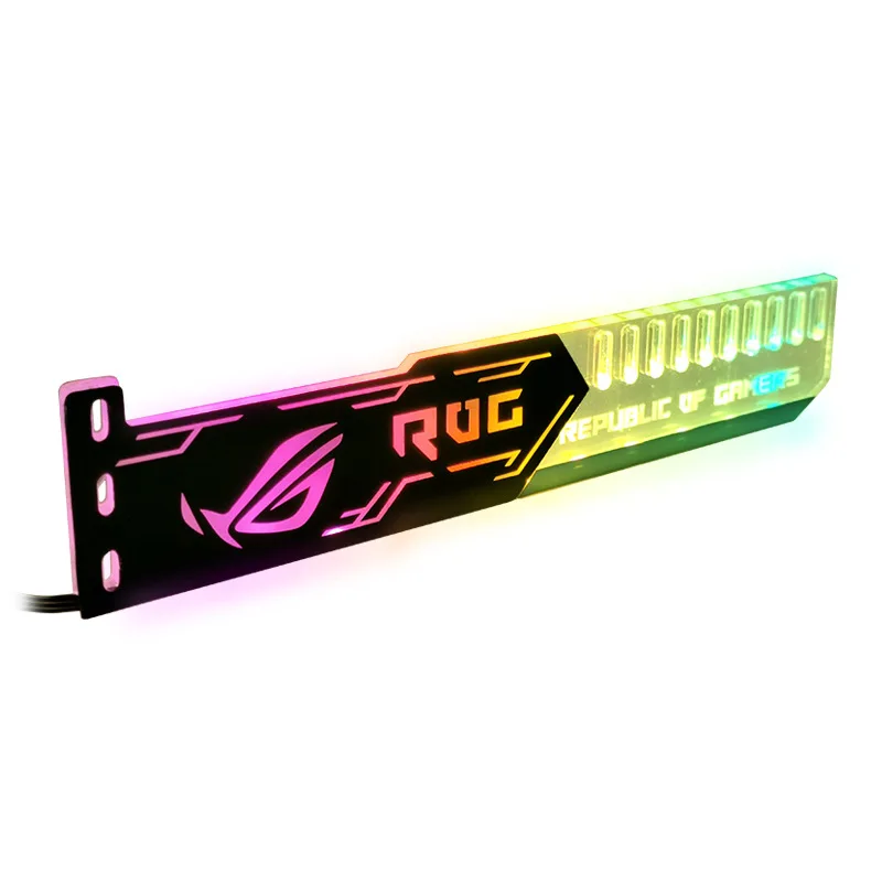 Coolmoon-suporte Rgb Vga para Computador Suporte com Gpu de 5v Pinos Aura Water Cooler Ventiladores e resfriadores - Imagem 6