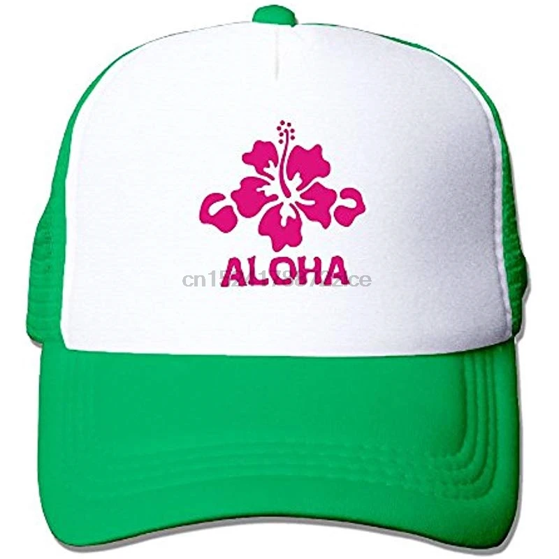 Hizhogqul Алоха цветок Гавайский Дальнобойщик шляпа унисекс для взрослых бейсбольная сетчатая Кепка черный