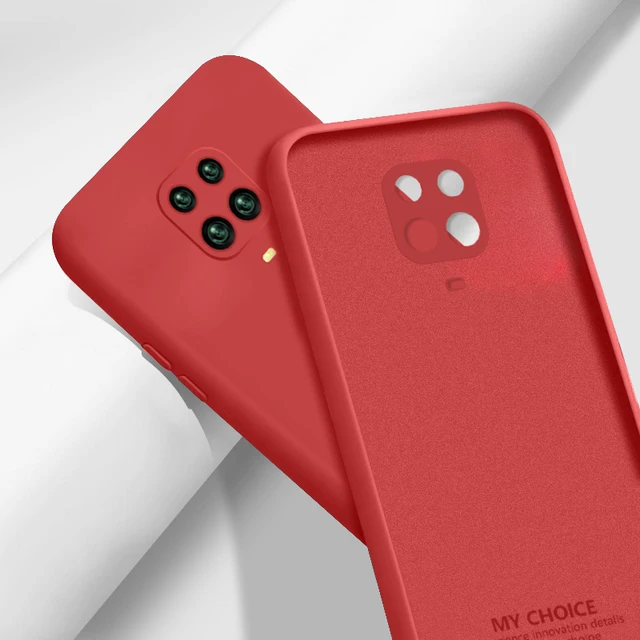 Liquid Silicone Case Cover For Xiaomi POCO X3 Pro M3 F3 X3 GT 10T Redmi Note 10 Pro 8 9A 9T Soft Case For Redmi Note 9 Pro Case Red