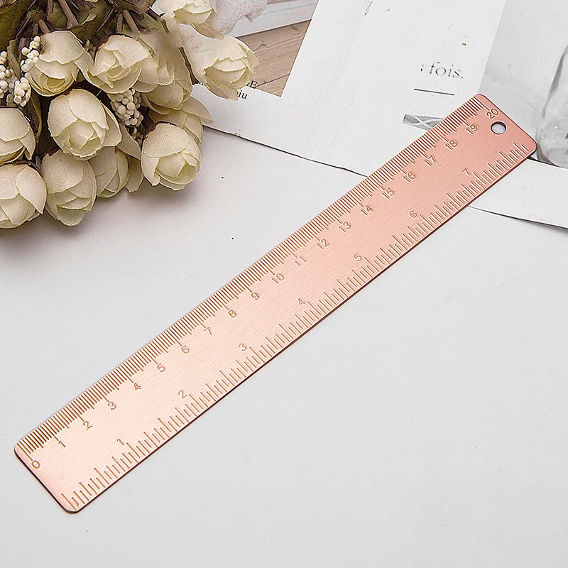 Best 9 Types Mini Retro Ruler Measuring Small Metal Ruler Painting